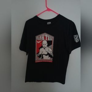 Mens black Frank Trigg tee